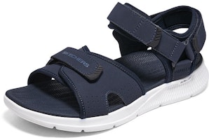 Skechers Go Consistent Sandal 'Anti-Selip Biru Hitam Putih' 229097-NVBK Lookbook Skechers Go Consistent Sandal 'Anti-Selip Biru Hitam Putih' 229097-NVBK
