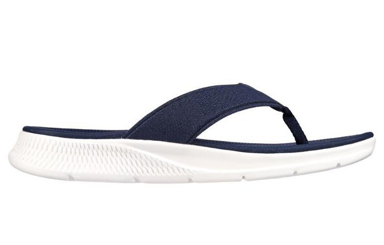 Order Skechers GO Consistent Slides 'Penthouse Biru-Putih' 229036-NVY