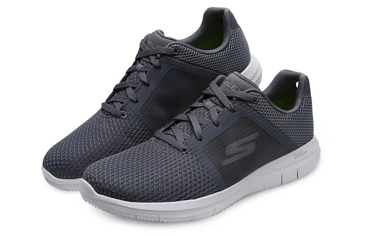 Lookbook Skechers Go Flex 2 'Charcoal Grey' 54014-CHAR