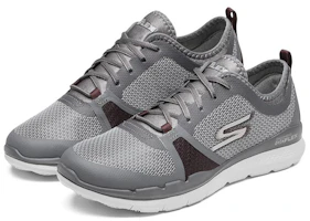 Lookbook Skechers Go Flex Train Conquer 低筒舒適訓練鞋 灰紅