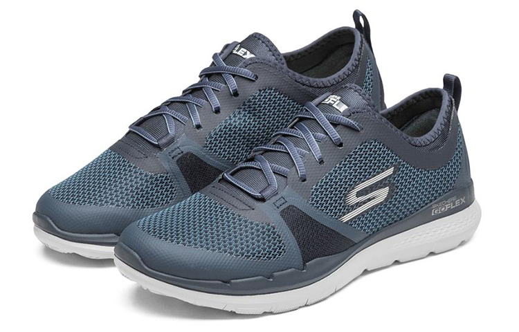 Lookbook Skechers Go Flex Train Conquer 'Azul Marino' 54824-NVY