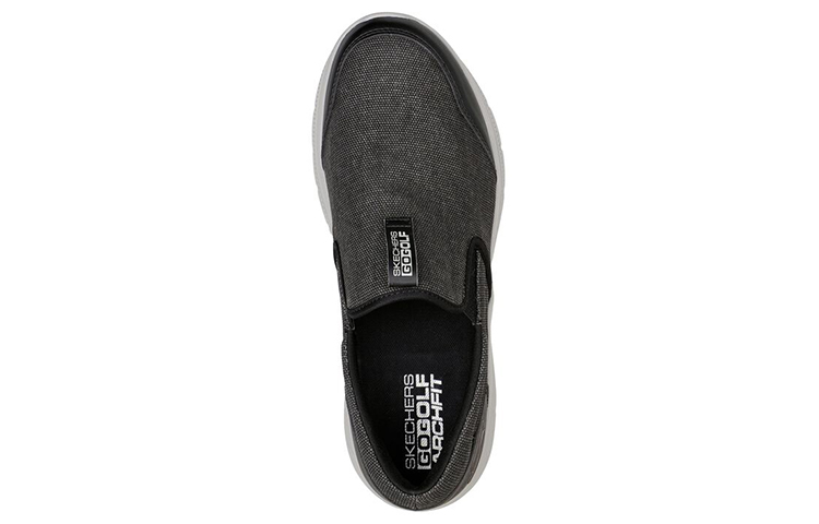 Lookbook Skechers Go Golf 'Hitam Kelabu' 214035-BKGY