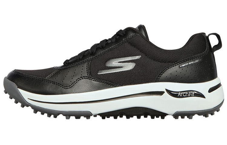 Skechers Go Golf Arch Fit Line Up 'Black Comfort Breathable Running' 214018-BKW
