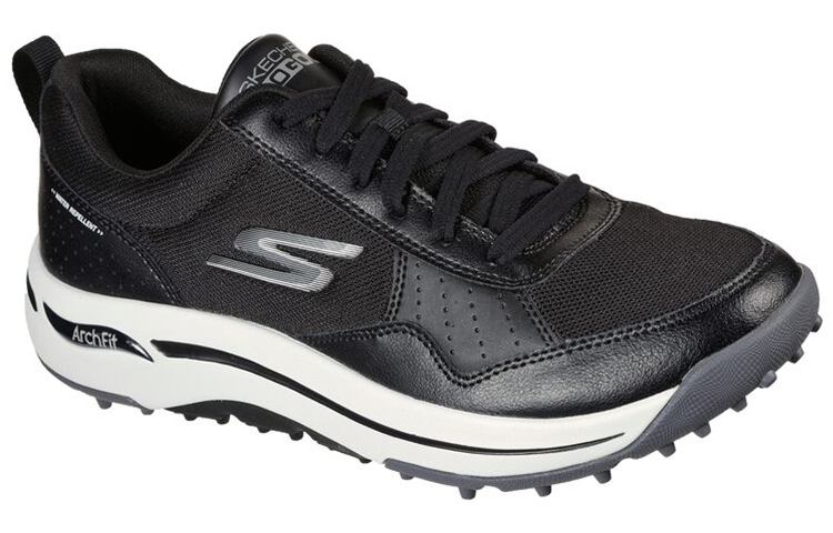 Lookbook Skechers Go Golf Arch Fit Line Up 'Hitam Nyaman Bernapas Lari' 214018-BKW