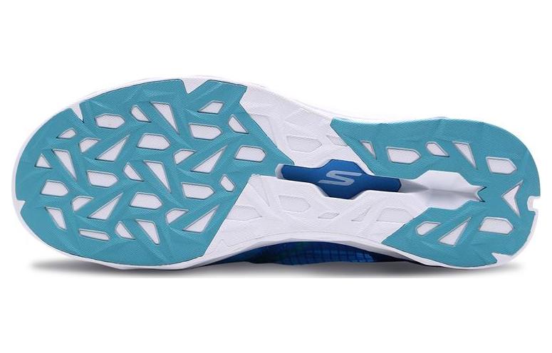 Shop Skechers Go Meb Speed 5 減震防滑耐磨 低筒 專業跑步鞋 藍色