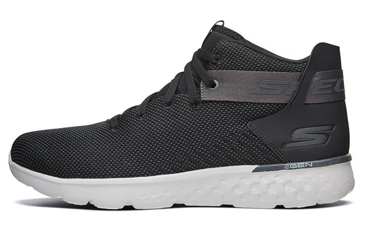 Buy スケッチャーズ Go Run 400 ブラック/グレー ハイカット 661021-BKCC