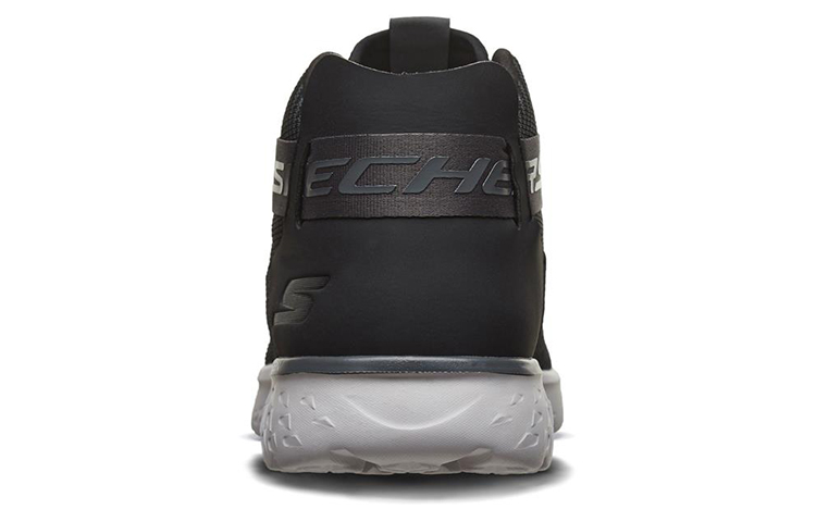 Shop Skechers Go Run 400 'Hitam Abu High-Top' Sneakers 661021-BKCC