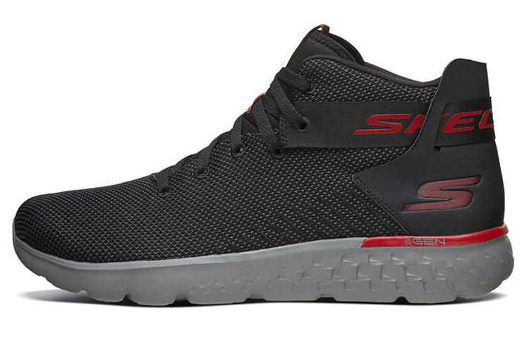 Skechers Go Run 400 'Black Red High-Top' 661021-BKRD
