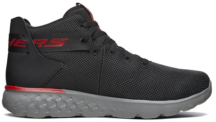 Skechers Go Run 400 'Hitam Merah High-Top' 661021-BKRD Order Skechers Go Run 400 'Hitam Merah High-Top' 661021-BKRD