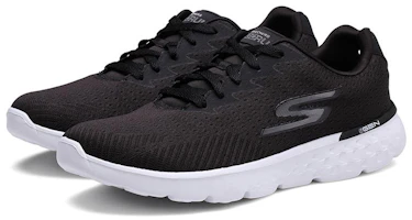 Shop Skechers Go Run 400 力生成 低筒 跑步鞋 男款 黑白