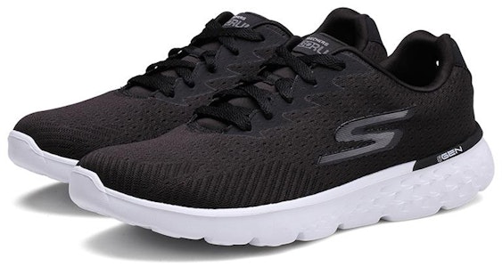 Skechers Go Run 400 力生成 低筒 跑步鞋 男款 黑白 Shop Skechers Go Run 400 力生成 低筒 跑步鞋 男款 黑白