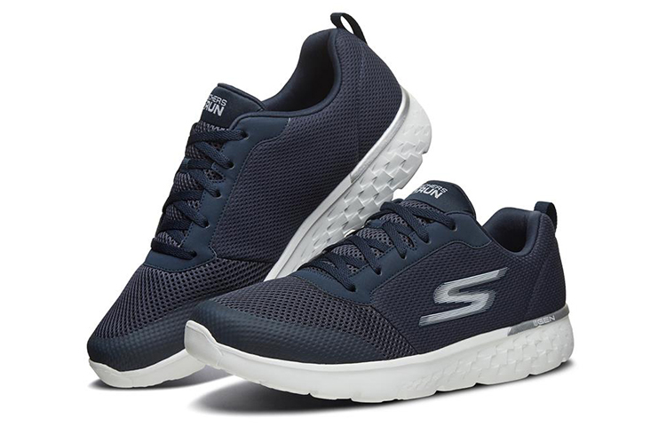 Lookbook Skechers Go Run 400 Lage Sneakers Blauw 661013-NVY