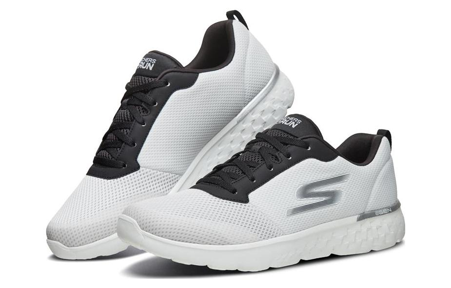 Lookbook Skechers Go Run 400 Low-Top Weiß/Schwarz 661013-WBK