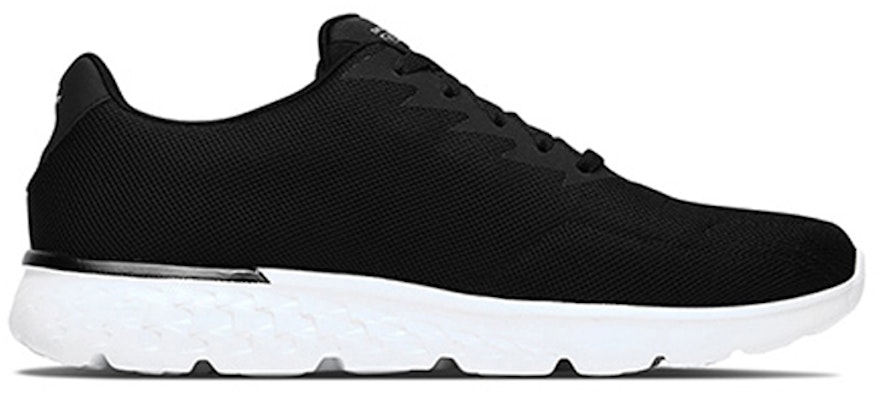 Skechers Go Run 400 'Hitam Kelabu Gelap Putih' 55292-BKW Order Skechers Go Run 400 'Hitam Kelabu Gelap Putih' 55292-BKW