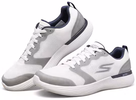 Lookbook Skechers Go Run 400 V2 低筒跑步鞋 白淺灰