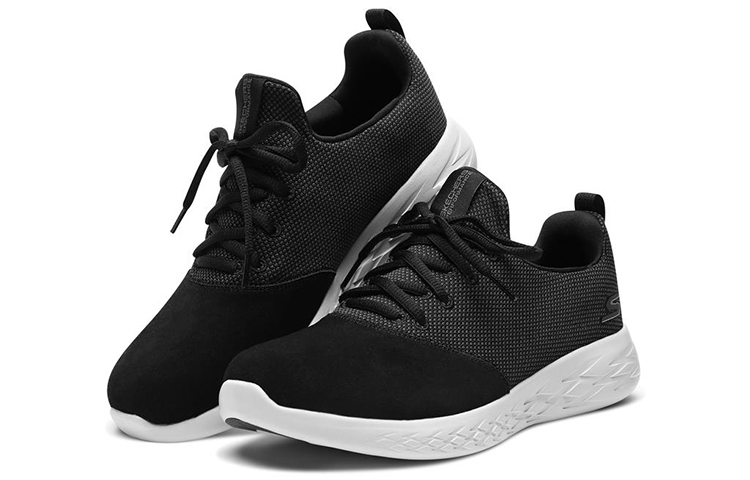 Lookbook Skechers Go Run 600 'Black Grey' 55077-BKGY