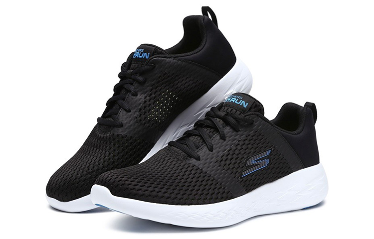 Lookbook Skechers GO RUN 600 'Black Mesh' 55074-BKBL