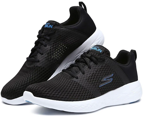 Skechers GO RUN 600 'Black Mesh' 55074-BKBL Lookbook Skechers GO RUN 600 'Black Mesh' 55074-BKBL
