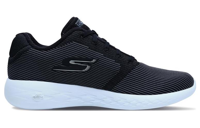 Order Skechers GO RUN 600 'Hitam Putih' 55019-BKW
