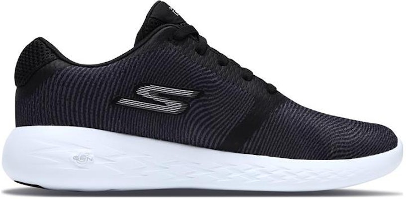 Skechers GO RUN 600 'Hitam Putih' 55068-BKW Order Skechers GO RUN 600 'Hitam Putih' 55068-BKW