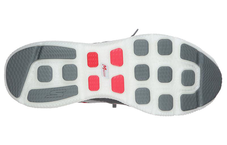 Shop Skechers Go Run 7 'Gris Negro Rojo' 55219-CCRD