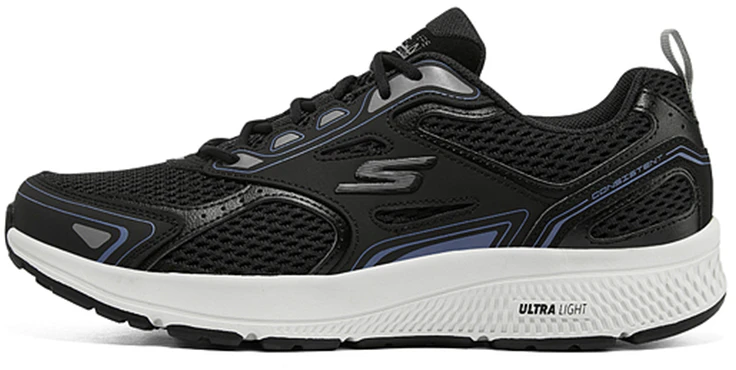 skechers-go-run-cushioned-low-top-black-blue-220036-bkbl