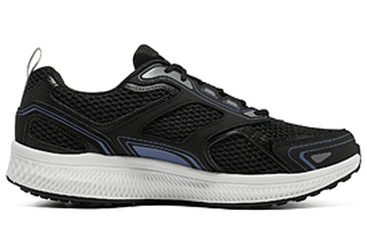 Lookbook 斯凯奇 Go Run 黑蓝配色 220036-BKBL