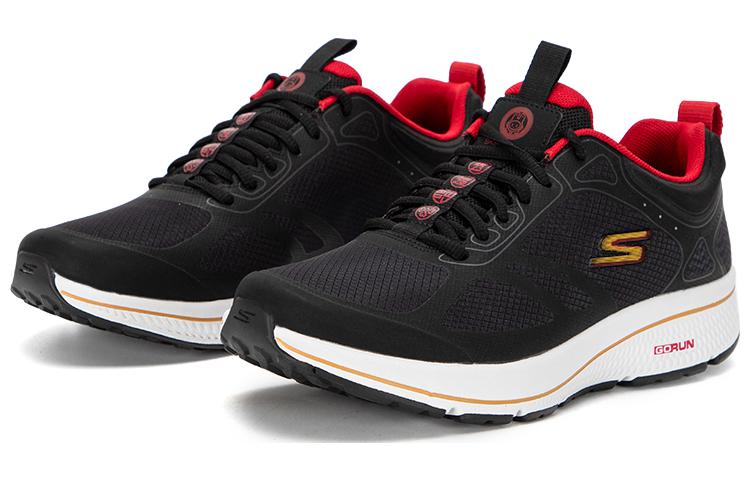 Lookbook Skechers GO RUN 'Negro Rojo' 802005-BKGD