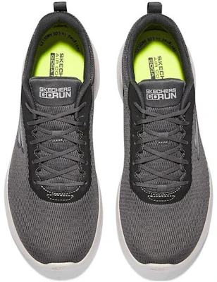 Skechers GO RUN 輕奇系列 減震防滑耐磨 低筒 跑步鞋 男款 灰色 Lookbook Skechers GO RUN 輕奇系列 減震防滑耐磨 低筒 跑步鞋 男款 灰色