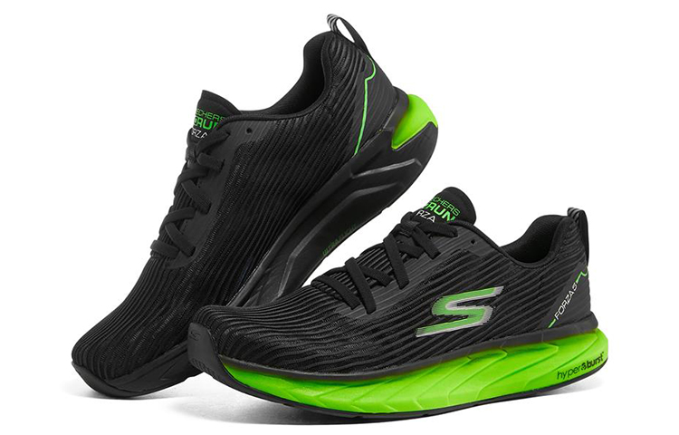 Skechers GO RUN 'Black Neon Green' 圖 3