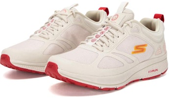 Lookbook Skechers Go Run Consistent Sepatu 'Krim Merah' 802005-TPE