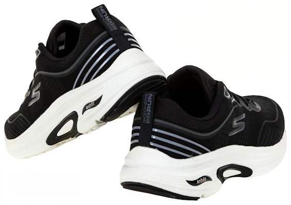 Skechers GO RUN Arch Fit 'Hitam Putih' 220627-BKW Shop Skechers GO RUN Arch Fit 'Hitam Putih' 220627-BKW