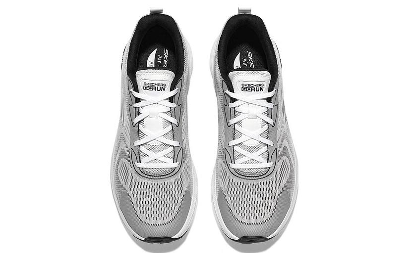 Lookbook Skechers Go Run Arch Fit ''Grau Weiß'' 220631-WBK
