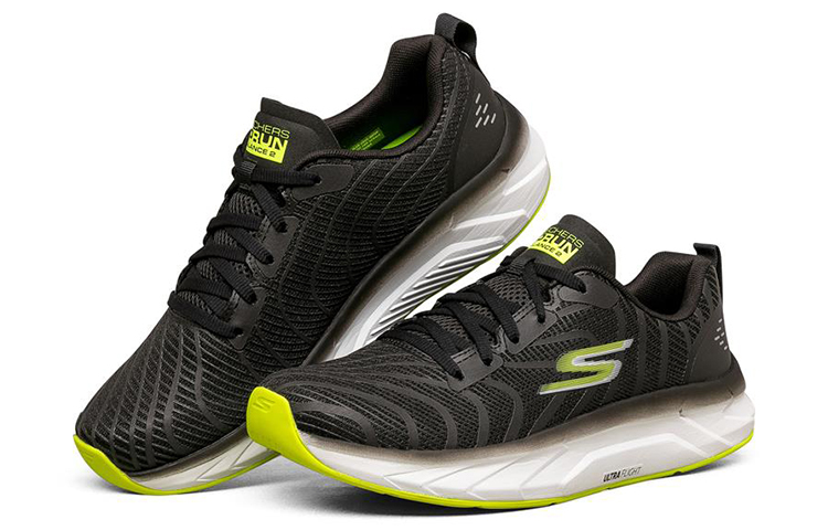 Lookbook Skechers Go Run Balance 2 Schwarz Low-top Sneaker 246013-BKLM