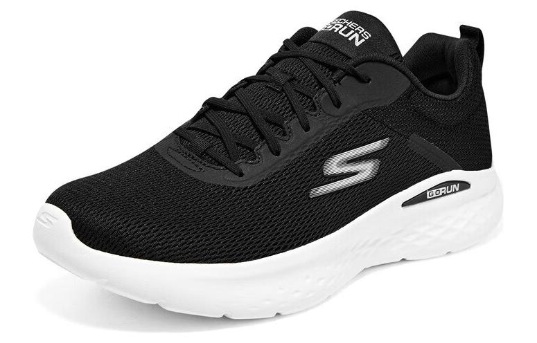 Lookbook 스케쳐스 고런 '블랙 화이트' (Skechers Go Run 'Black White') 220893-BKW