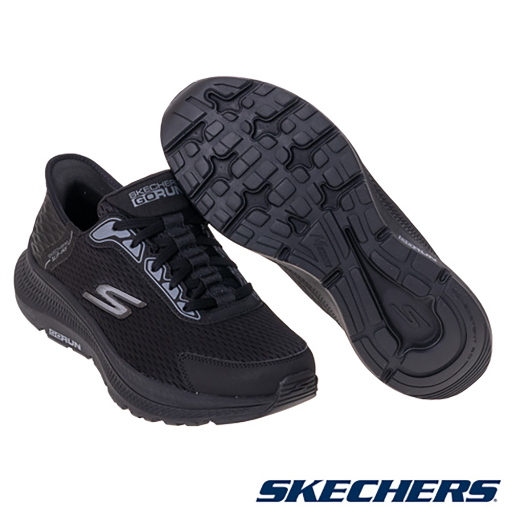 Shop Skechers Go Run Consistent 2.0 黑色跑步鞋 220863BBK