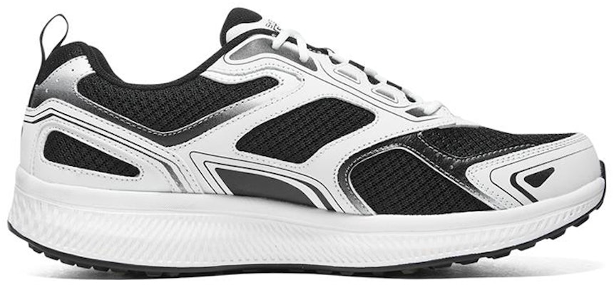 Skechers Go Run Consistent 'Black Silver' 894054-BKW Order Skechers Go Run Consistent 'Black Silver' 894054-BKW