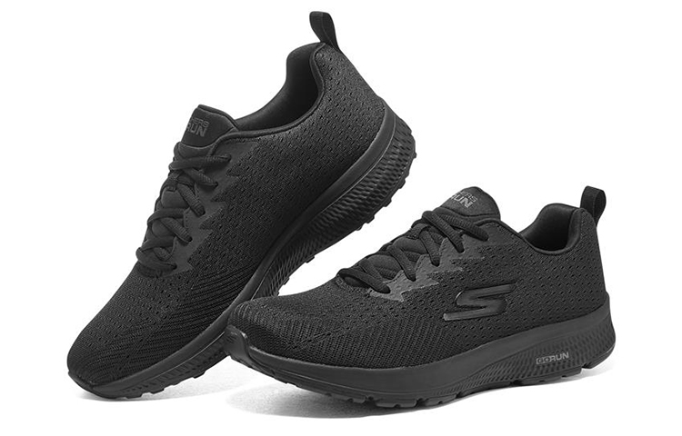 Lookbook Skechers Go Run 'Hitam' 220375-BBK