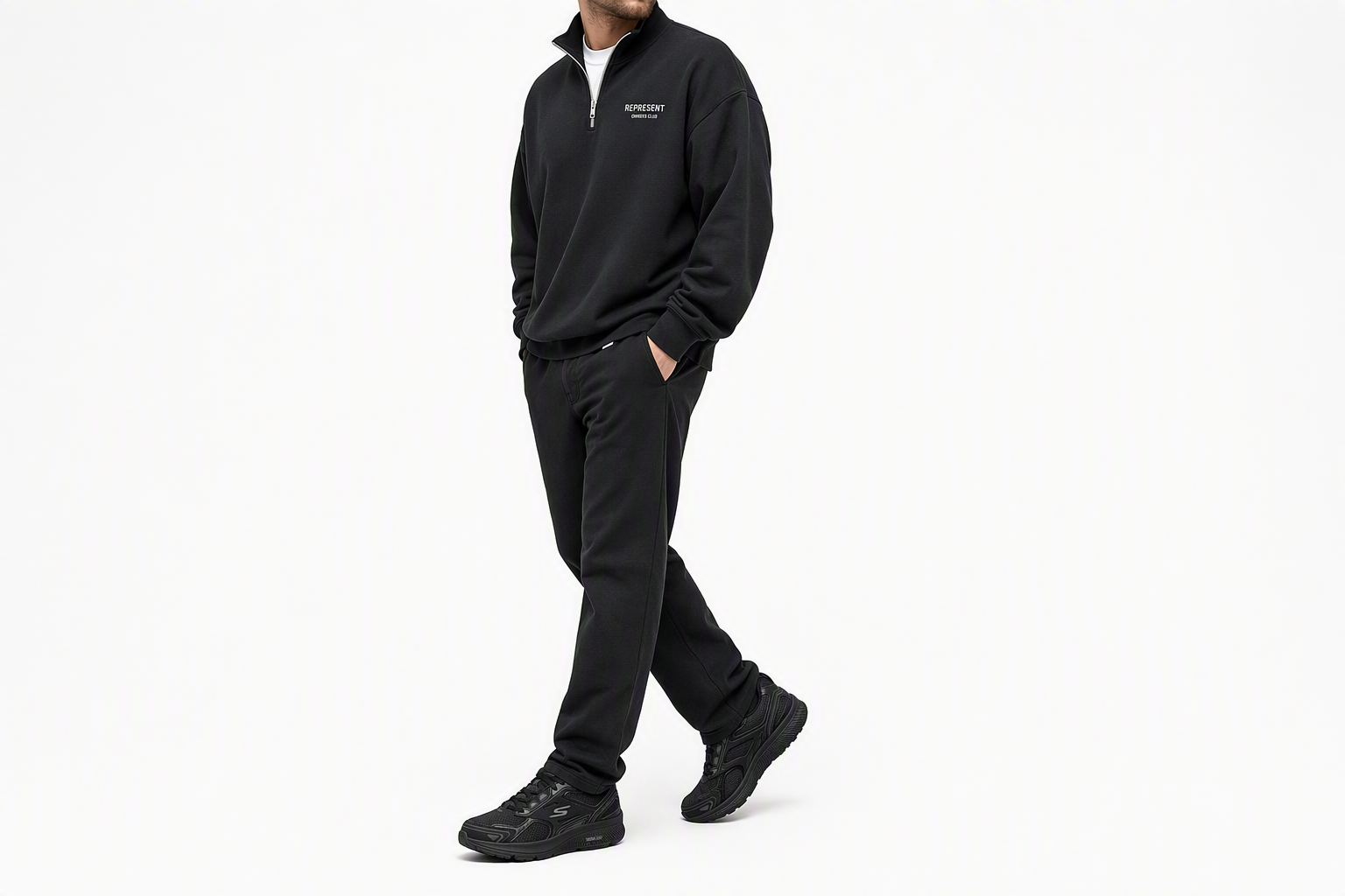 Order Skechers Go Run Konsisten 'Triple Black' 220034-BKCC