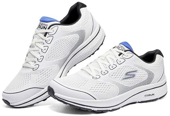 Skechers GO RUN Consistent 'White Blue' 220369-WHT Lookbook Skechers GO RUN Consistent 'White Blue' 220369-WHT