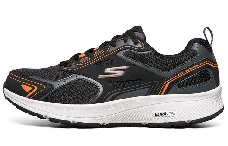 Skechers Go Run Consistent Low-Top Black/Orange 220034-BKOR