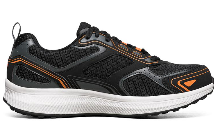Order Skechers Go Run Consistent Low-Top Hitam/Jingga 220034-BKOR