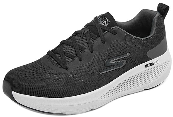 Skechers GO RUN Elevate 時尚運動 耐磨防滑 低筒 跑步鞋 男款 黑色 Lookbook Skechers GO RUN Elevate 時尚運動 耐磨防滑 低筒 跑步鞋 男款 黑色