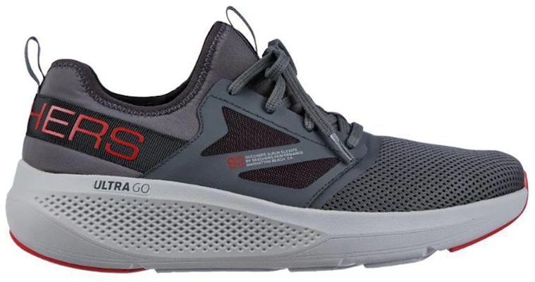 Skechers Go Run Elevate 減震防滑 低筒運動鞋 灰色 Order Skechers Go Run Elevate 減震防滑 低筒運動鞋 灰色