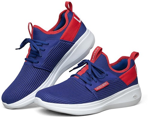 Skechers Go Run Fast 'Biru-Merah' 220044-BLRD Lookbook Skechers Go Run Fast 'Biru-Merah' 220044-BLRD