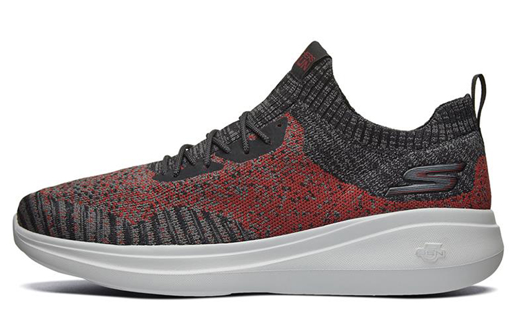 Skechers Go Run Fast 'Grey Burgundy' 55104-CCBU