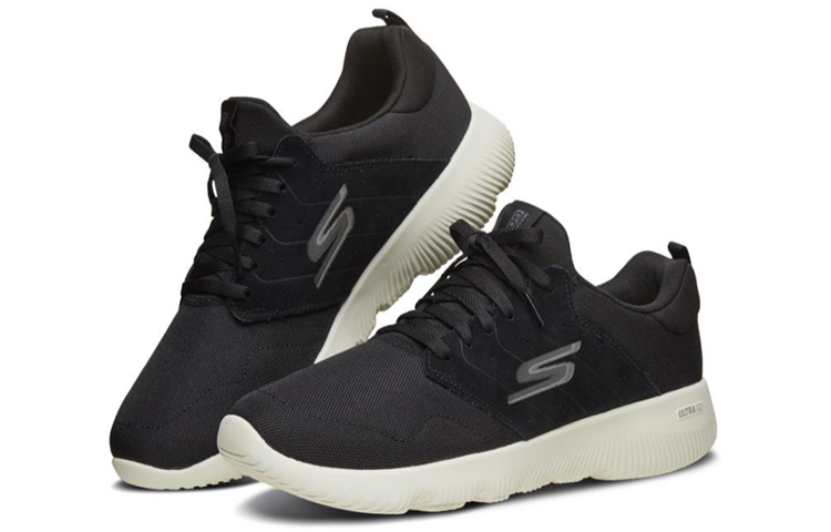 Lookbook Skechers Go Run Focus 'Black Beige' 55161-BLK