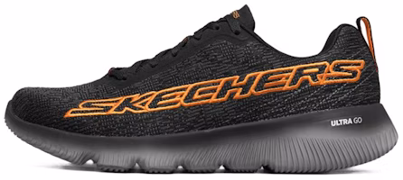 Skechers Go Run Focus Black/Orange/Grey 661040-BKOR Skechers Go Run Focus Black/Orange/Grey 661040-BKOR