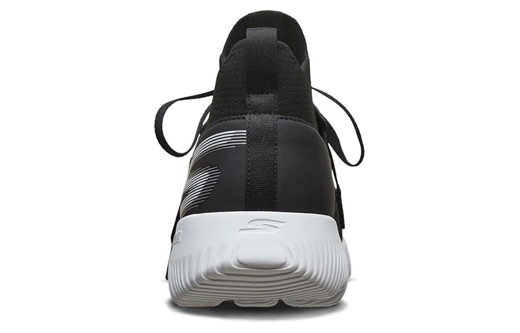 Lookbook Skechers Go Run Focus 'Black White' 661015-BKW
