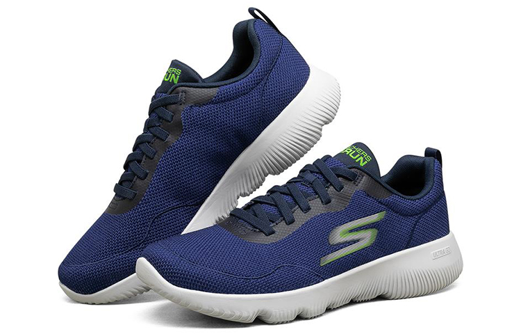 Lookbook Skechers Go Run Focus 'Blue Green' 55166-NVGR
